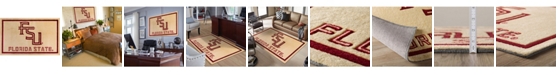 Luxury Sports Rugs Florida State Colfs Gold 1'8" x 2'6" Area Rug
